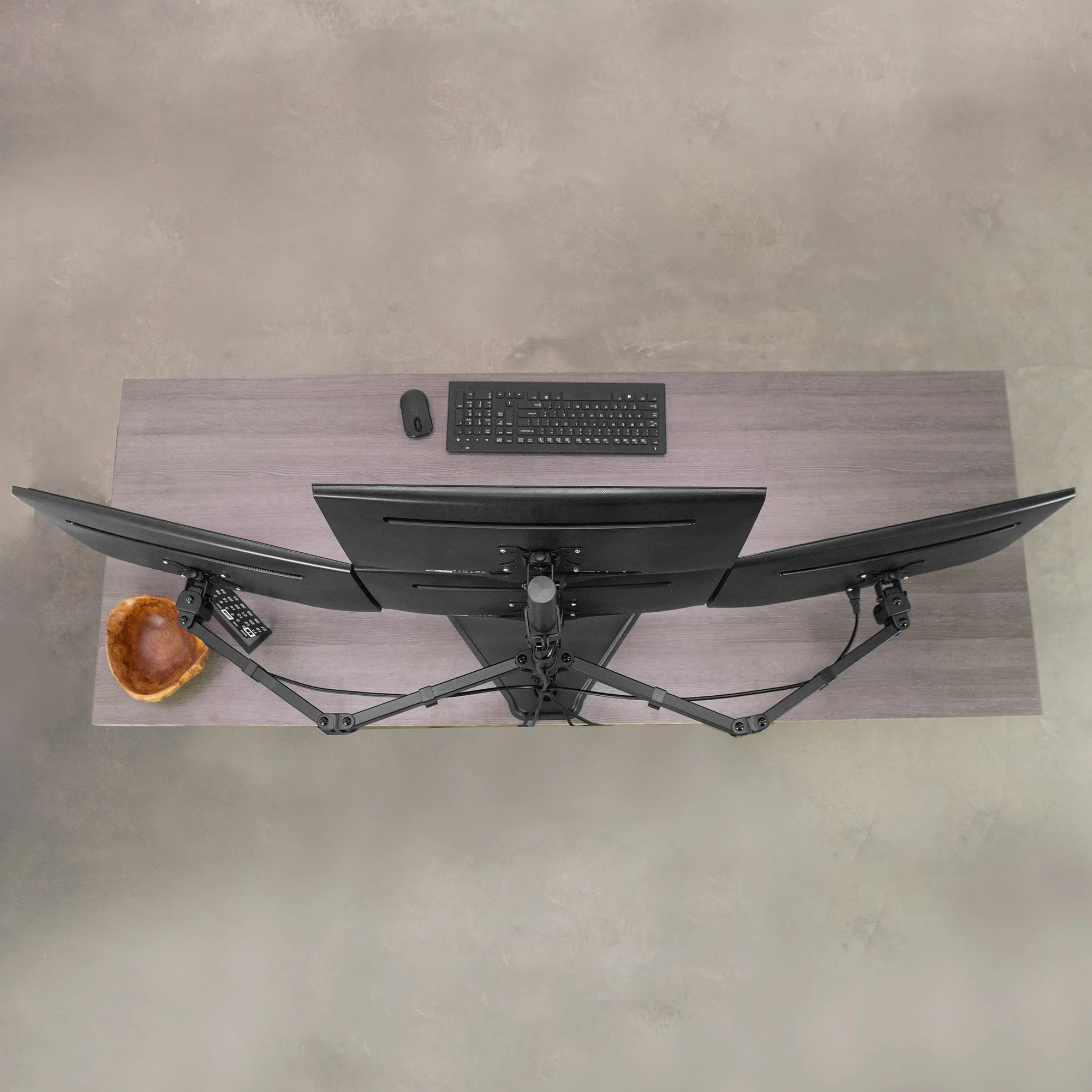 Quad 13” to 24” Monitor Desk Stand