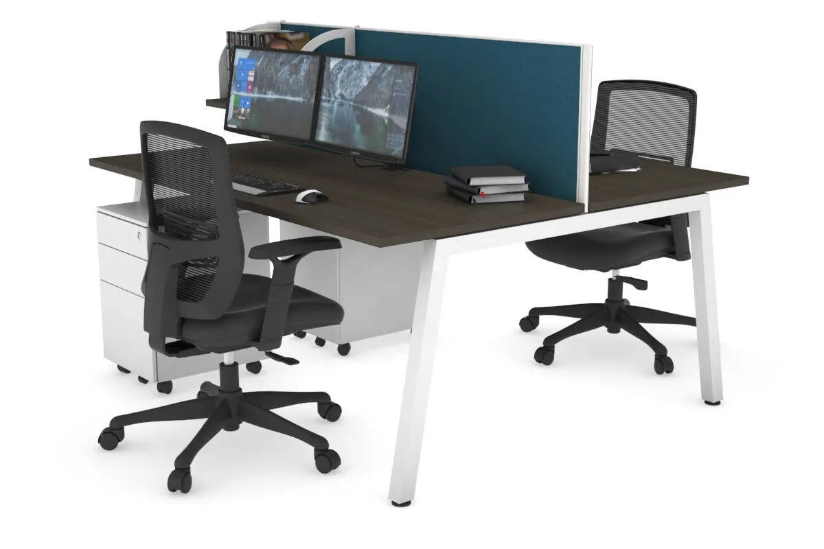 Quadro 2 Person Office Workstation [1400L x 700W]