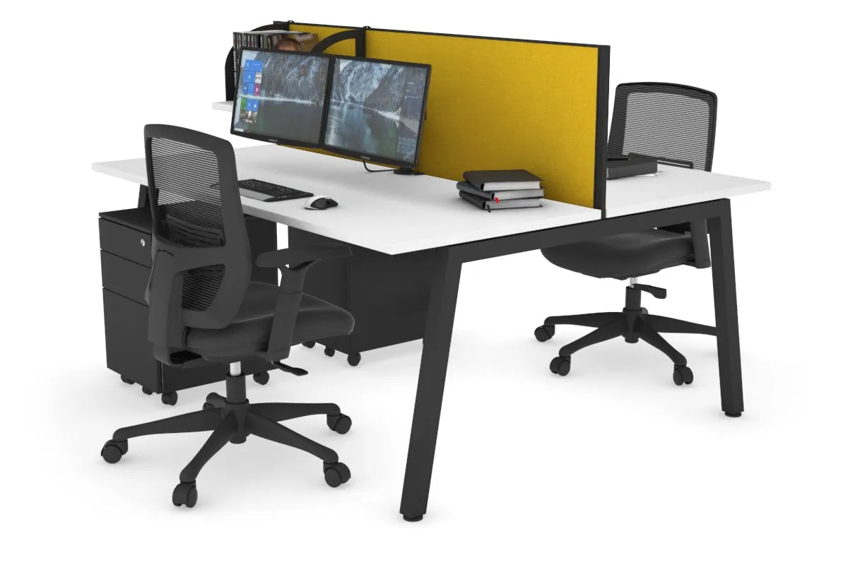 Quadro 2 Person Office Workstation [1400L x 700W]