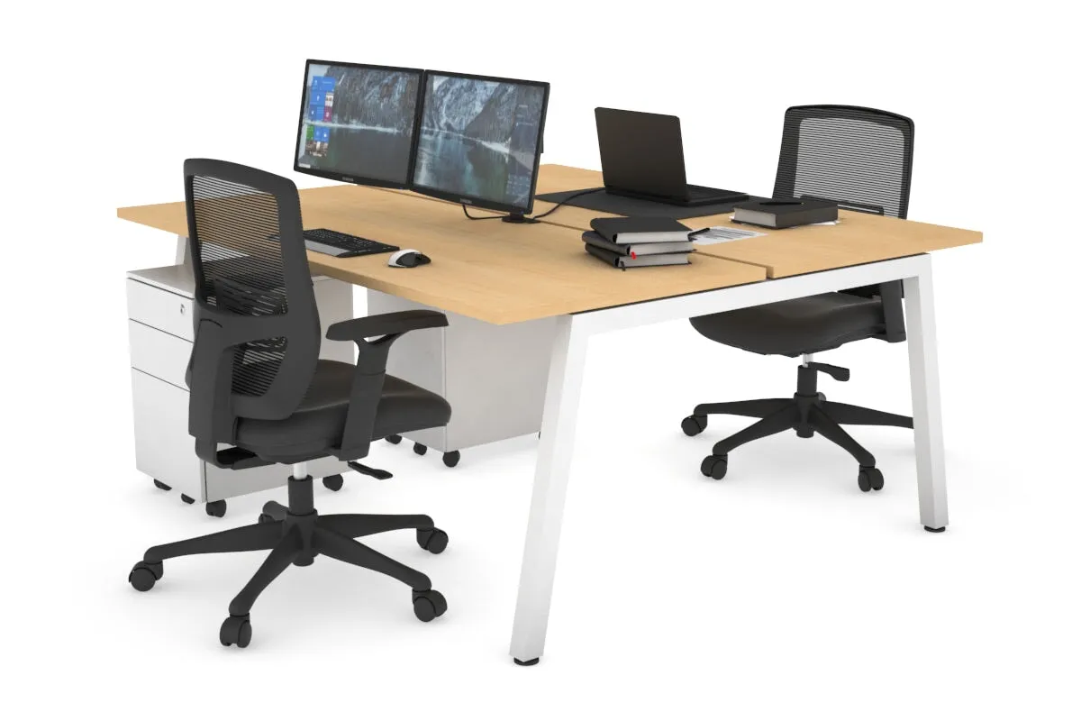 Quadro 2 Person Office Workstation [1400L x 700W]