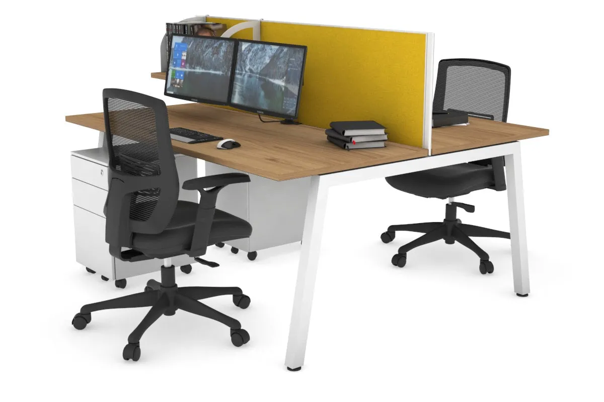 Quadro 2 Person Office Workstation [1400L x 700W]