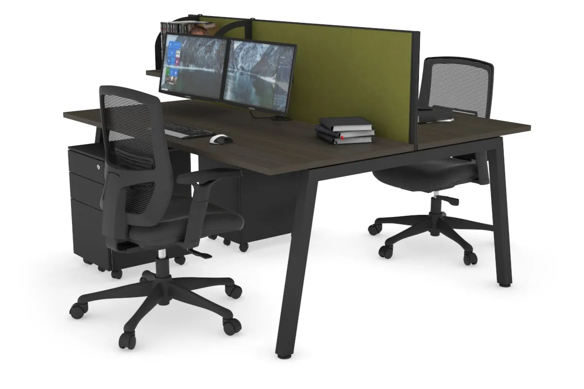 Quadro 2 Person Office Workstation [1400L x 700W]