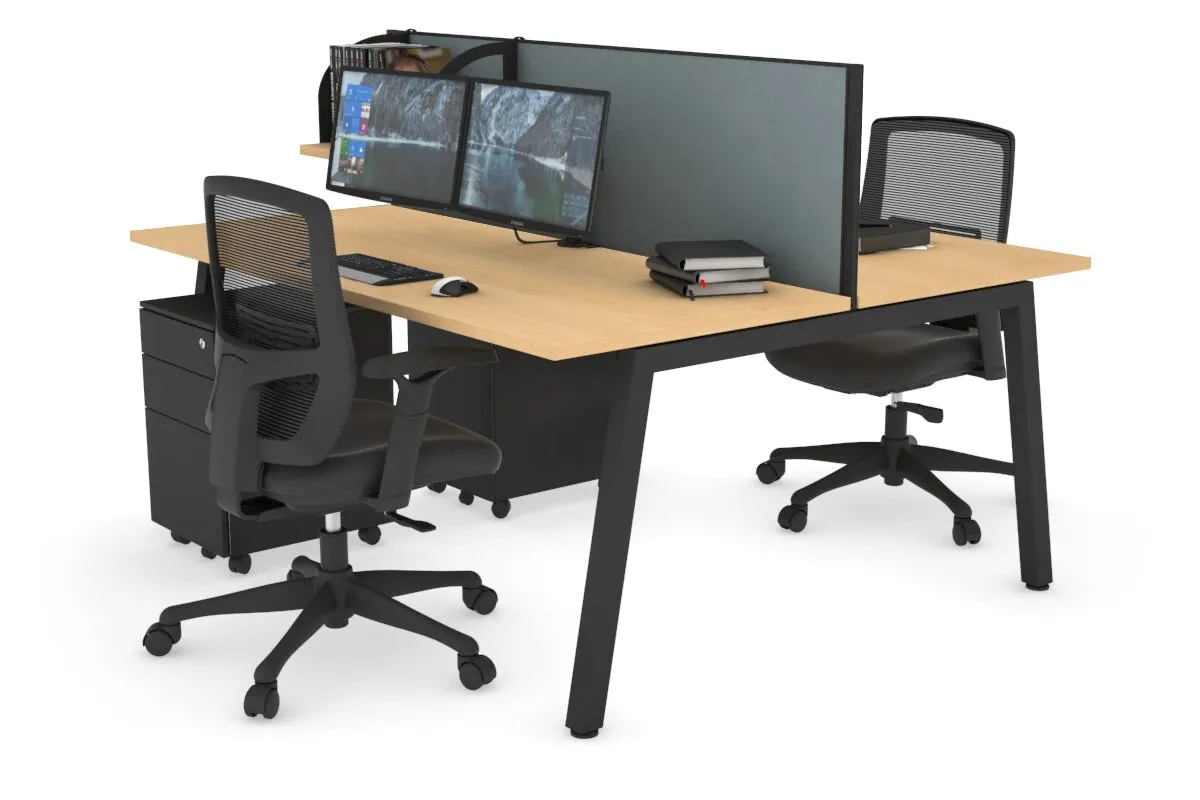 Quadro 2 Person Office Workstation [1400L x 700W]