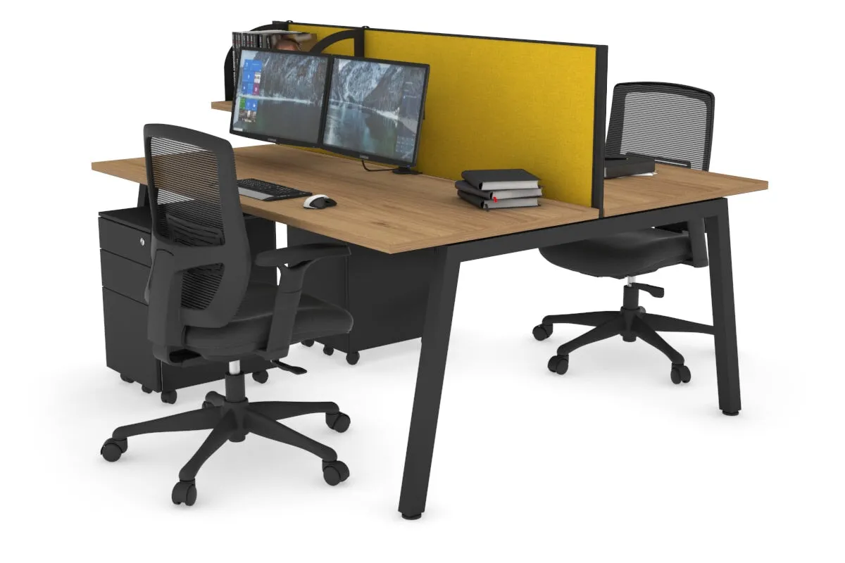 Quadro 2 Person Office Workstation [1400L x 700W]