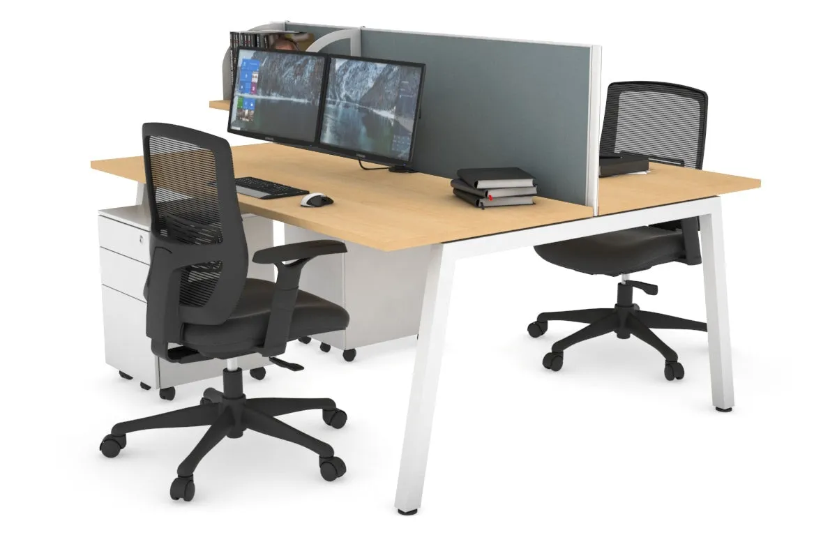 Quadro 2 Person Office Workstation [1400L x 700W]