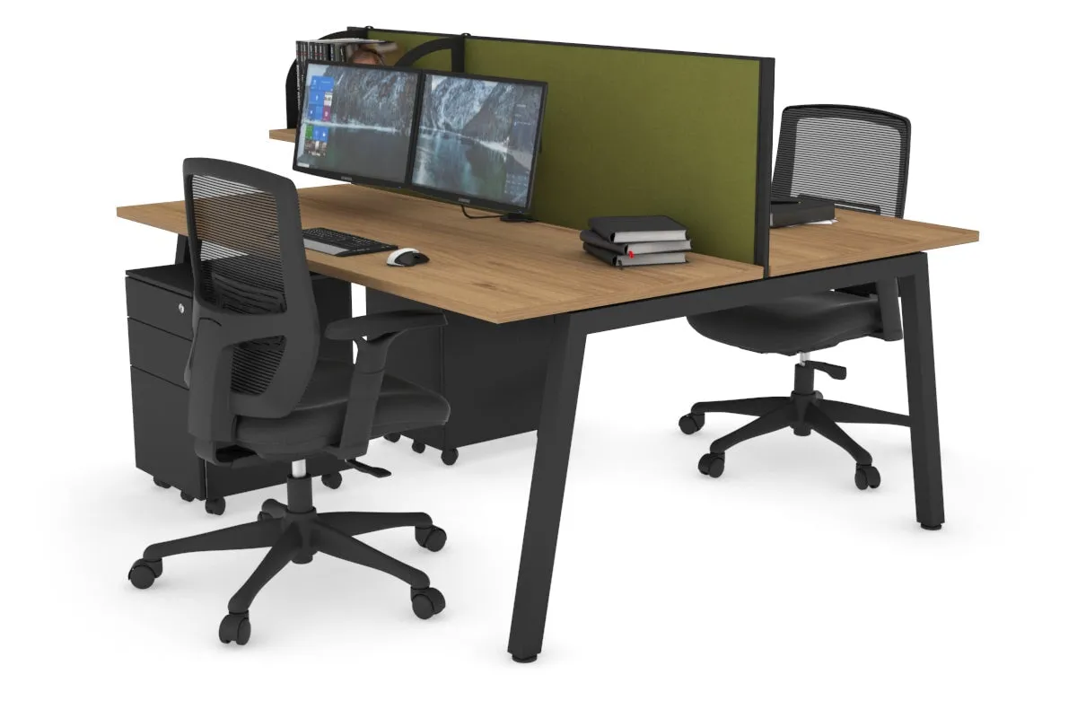 Quadro 2 Person Office Workstation [1400L x 700W]