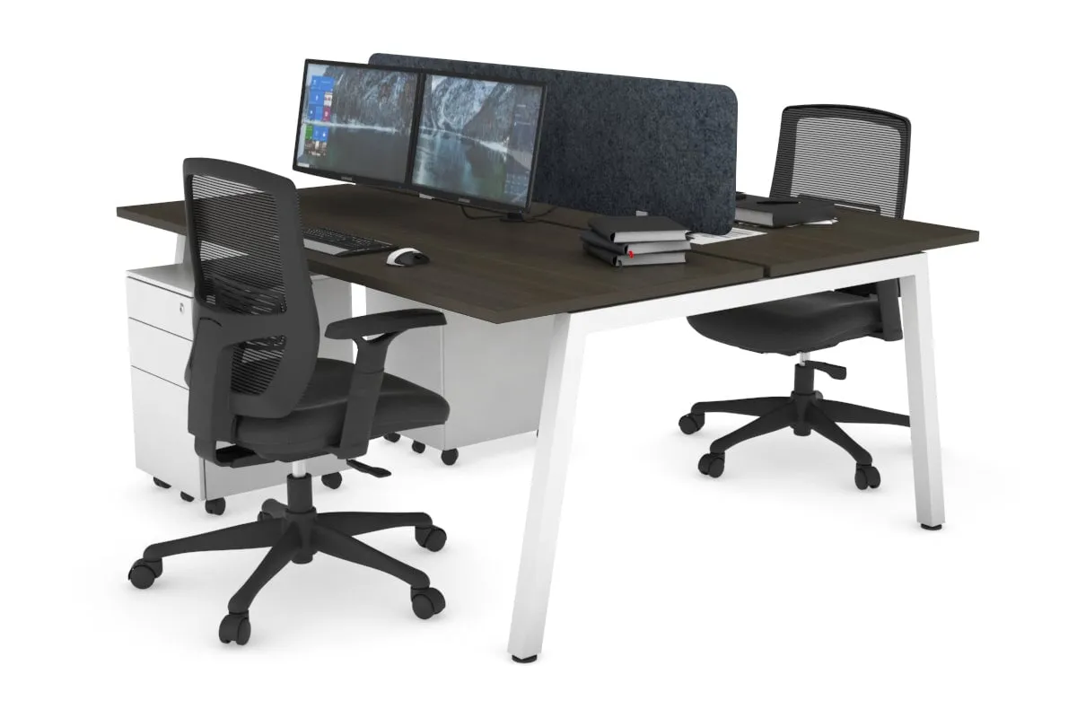 Quadro 2 Person Office Workstation [1400L x 700W]