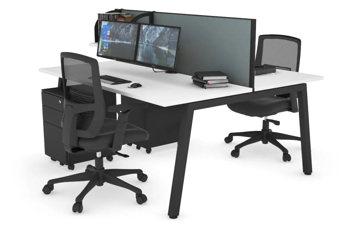 Quadro 2 Person Office Workstation [1400L x 700W]