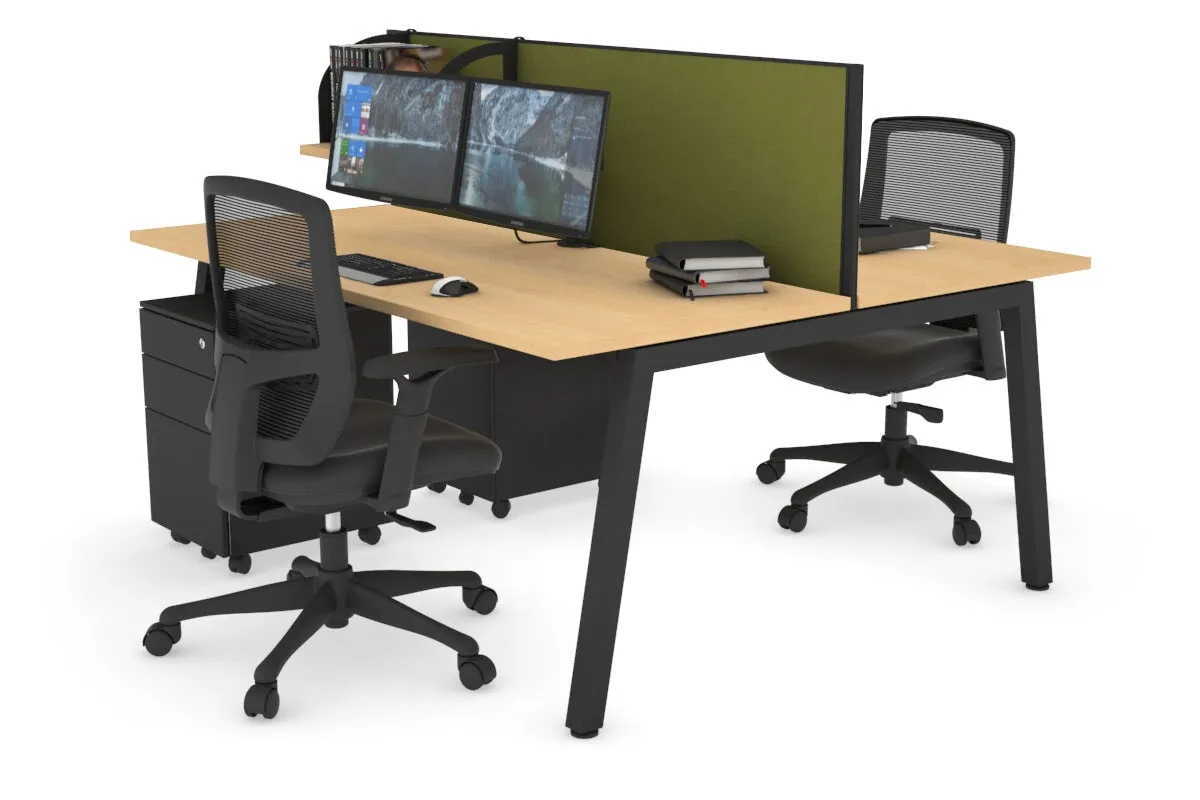 Quadro 2 Person Office Workstation [1400L x 700W]