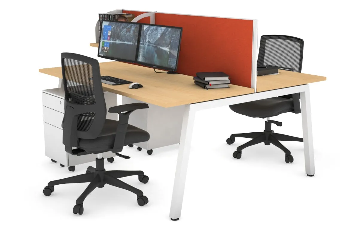 Quadro 2 Person Office Workstation [1400L x 700W]
