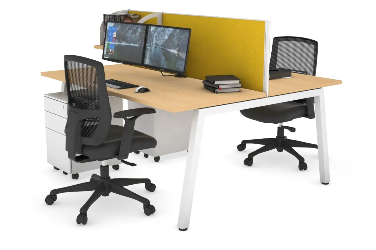 Quadro 2 Person Office Workstation [1400L x 700W]