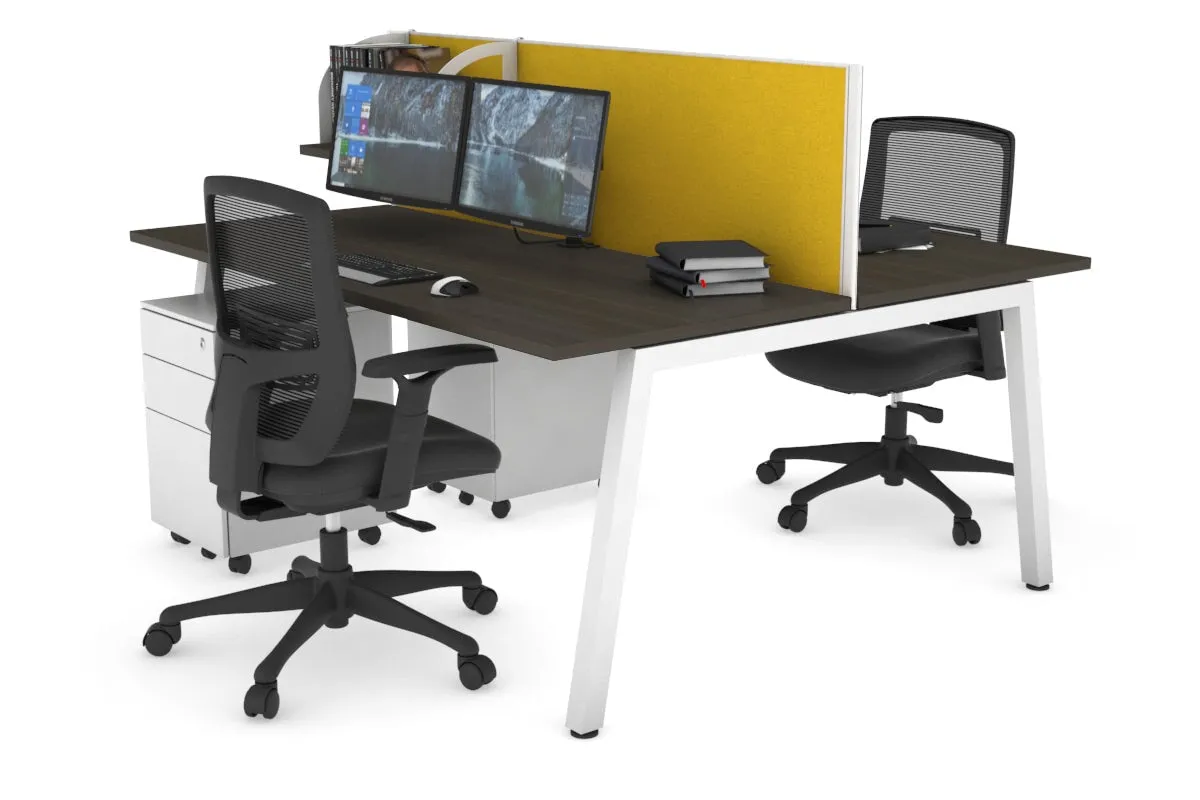 Quadro 2 Person Office Workstation [1400L x 700W]