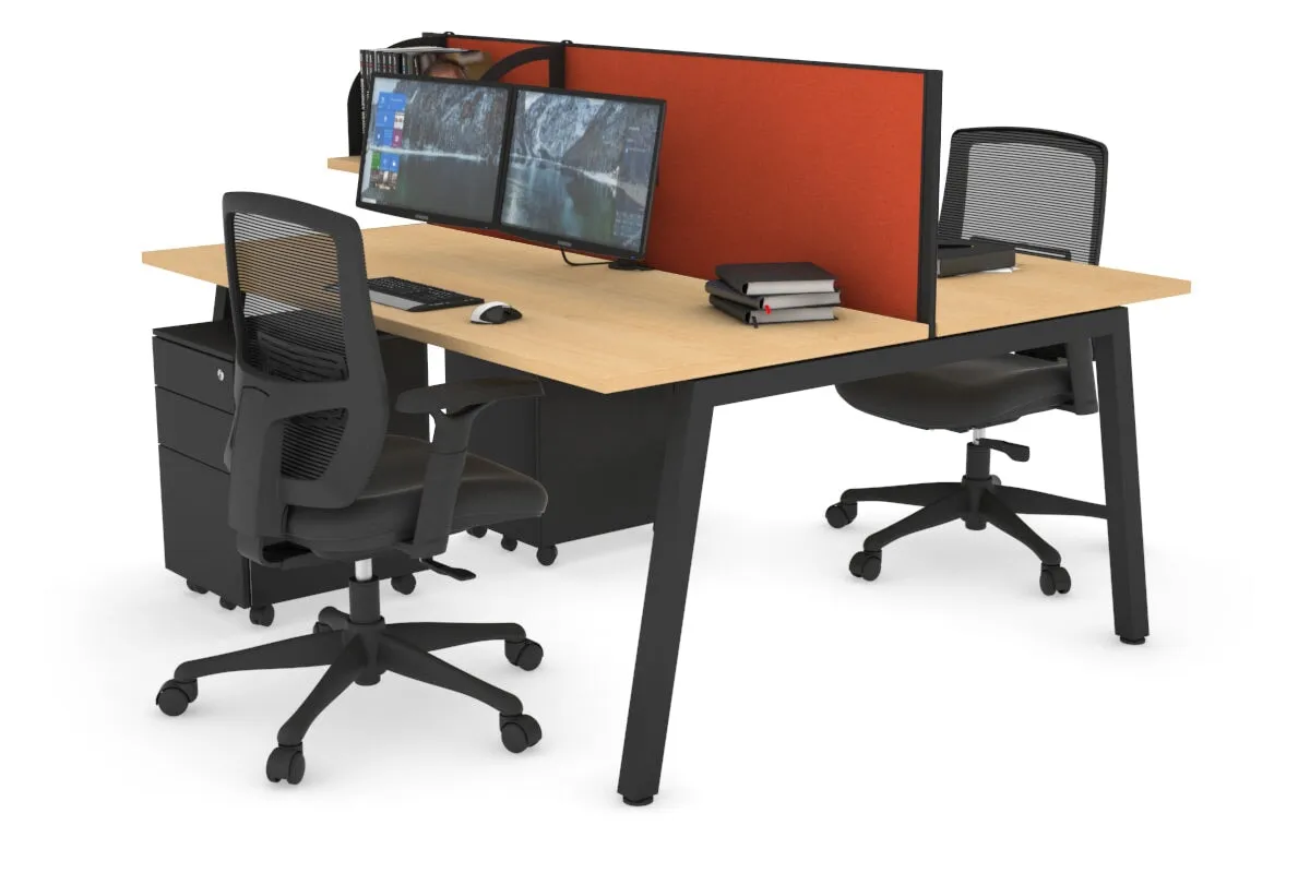 Quadro 2 Person Office Workstation [1400L x 700W]