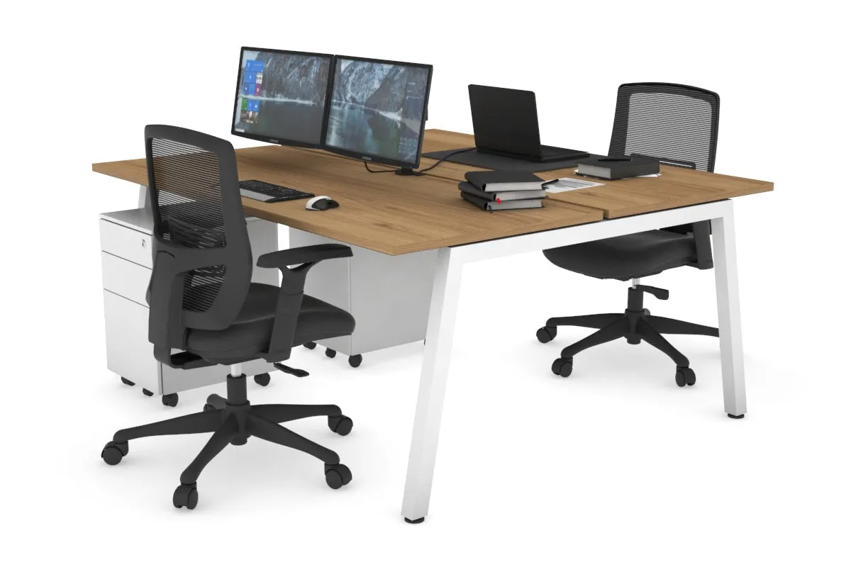 Quadro 2 Person Office Workstation [1400L x 700W]