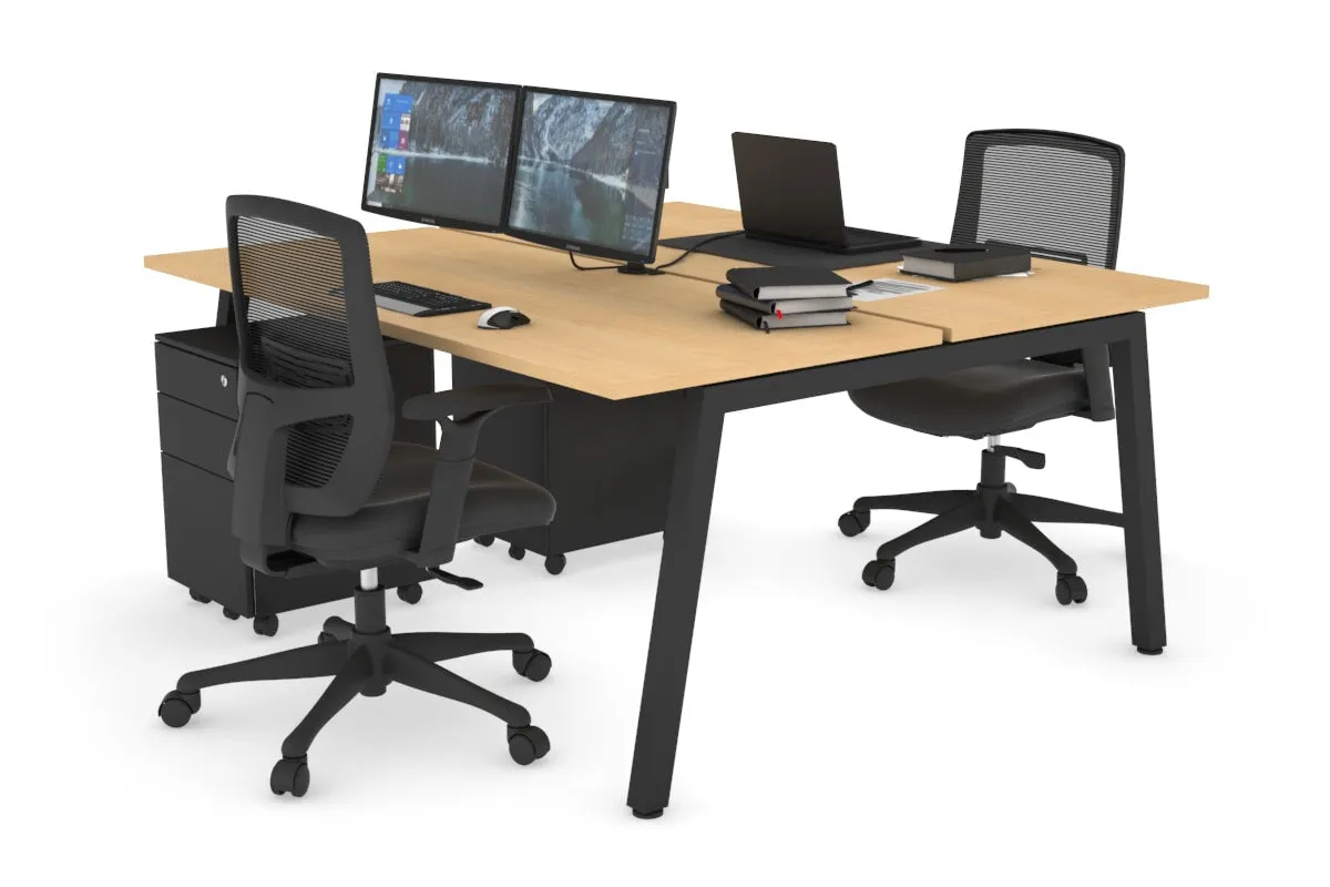 Quadro 2 Person Office Workstation [1400L x 700W]