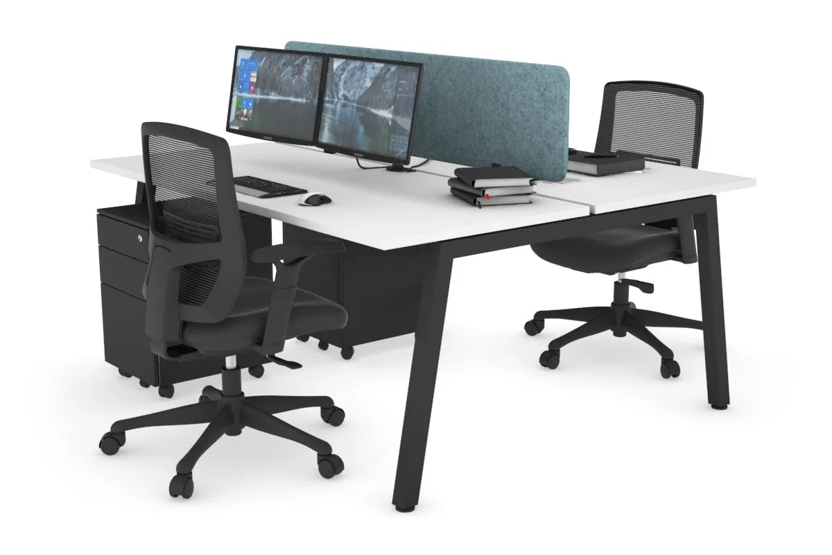 Quadro 2 Person Office Workstation [1400L x 700W]