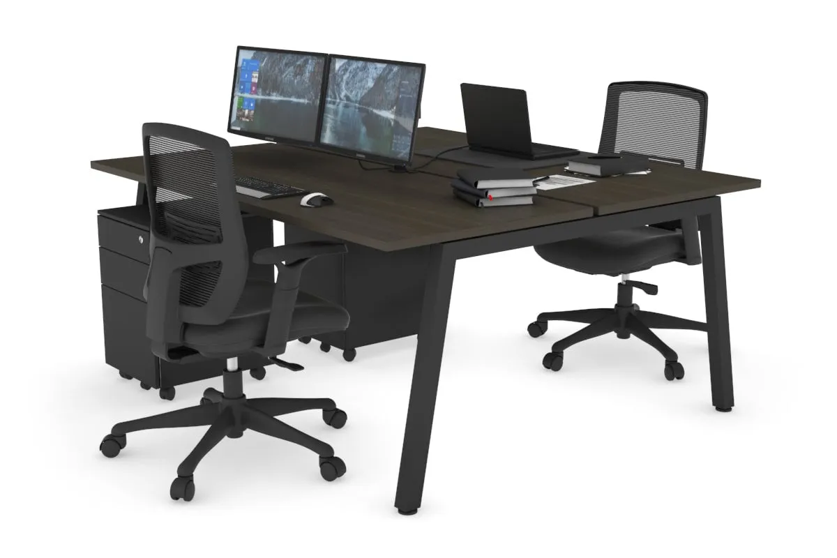 Quadro 2 Person Office Workstation [1400L x 700W]