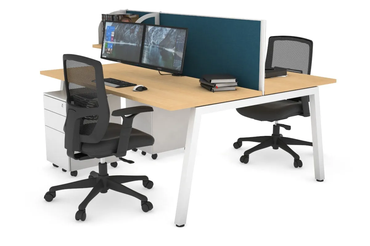 Quadro 2 Person Office Workstation [1400L x 700W]