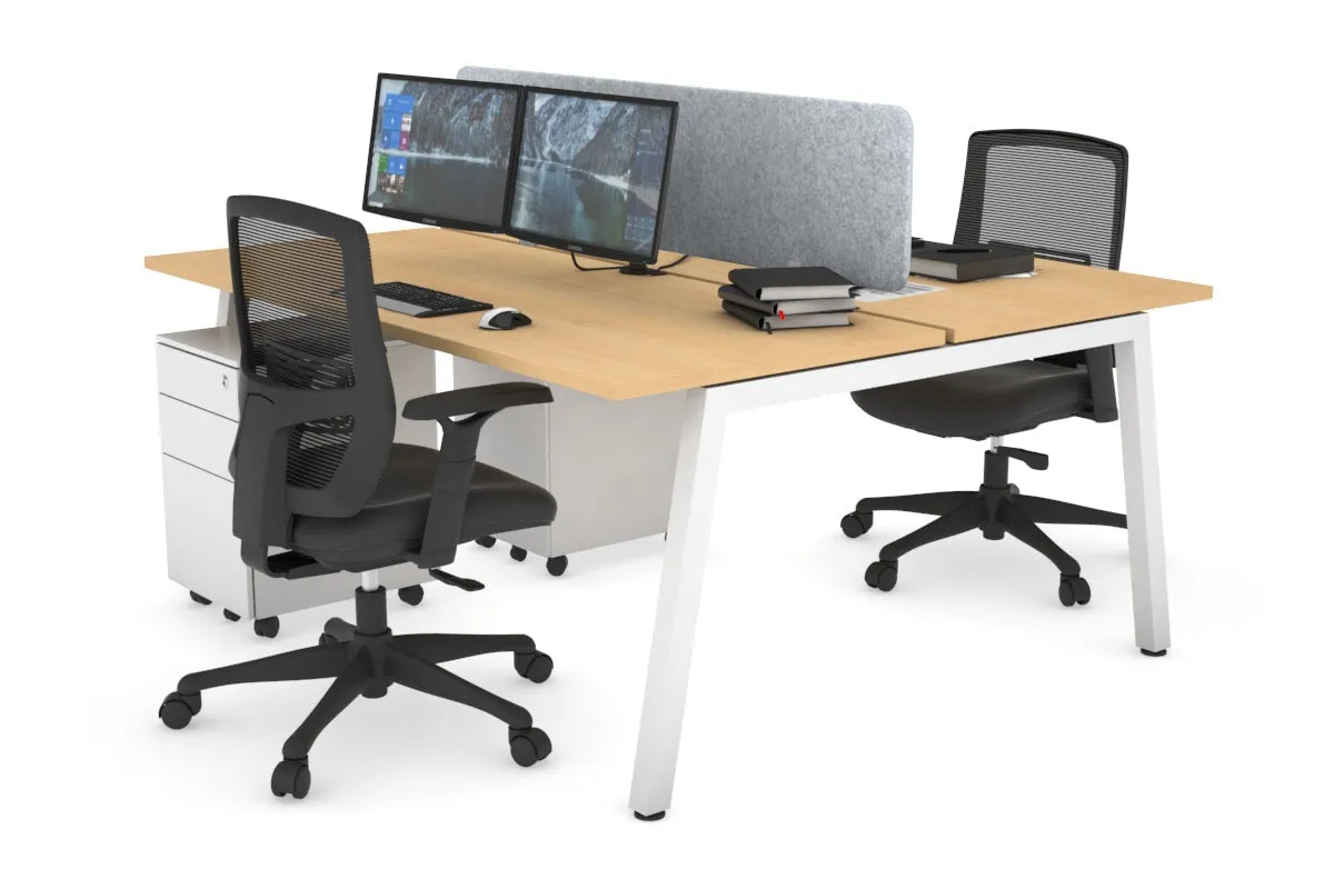 Quadro 2 Person Office Workstation [1400L x 700W]