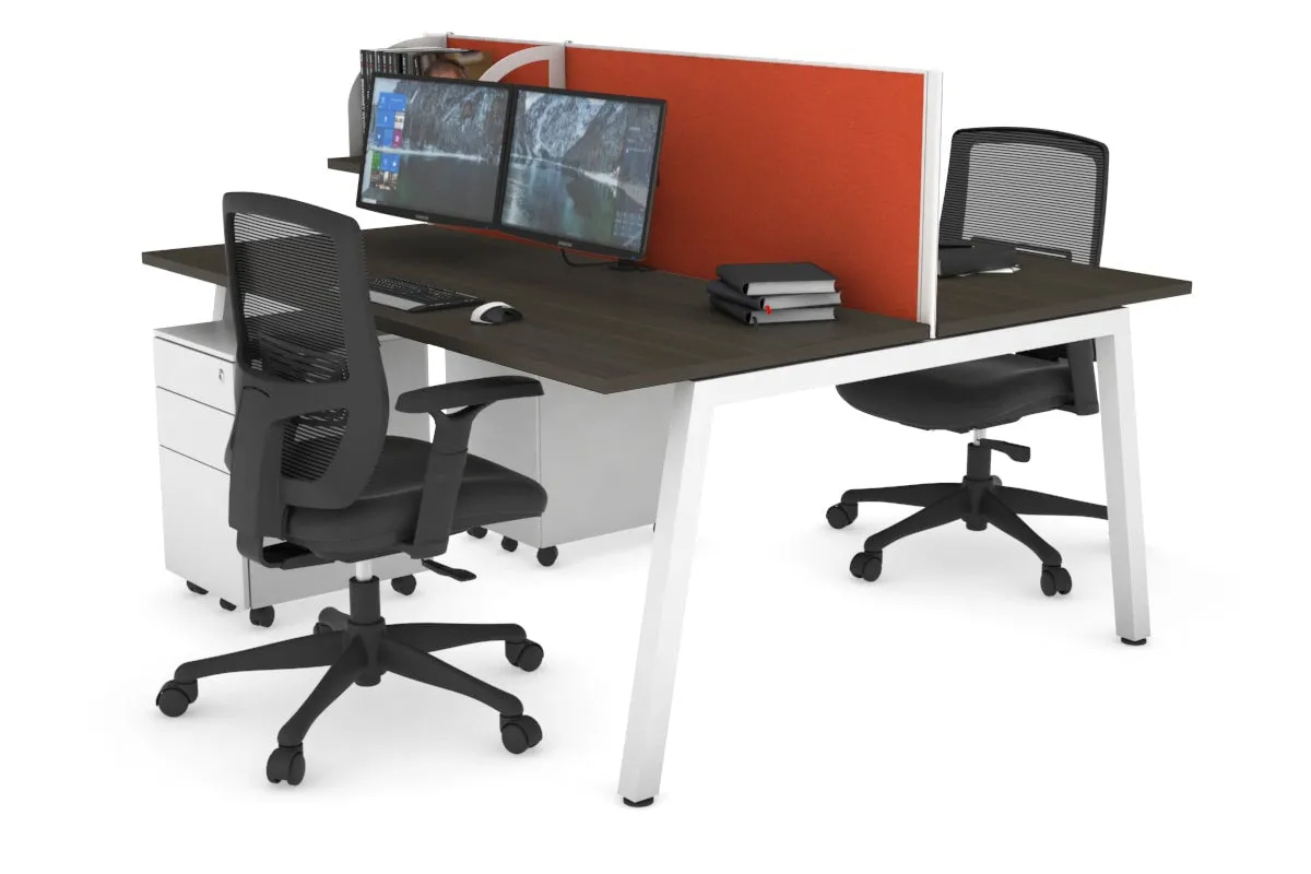 Quadro 2 Person Office Workstation [1400L x 700W]