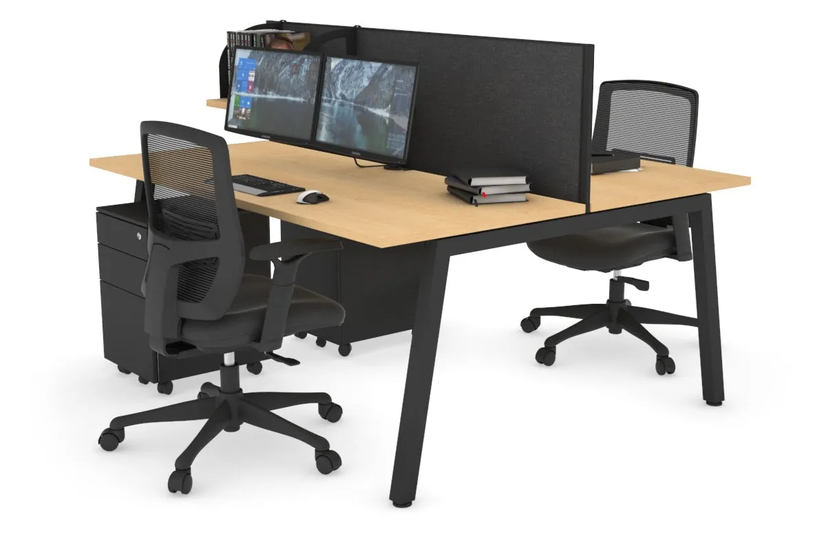 Quadro 2 Person Office Workstation [1400L x 700W]