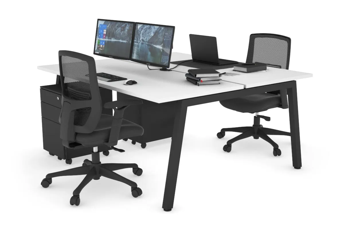 Quadro 2 Person Office Workstation [1400L x 700W]