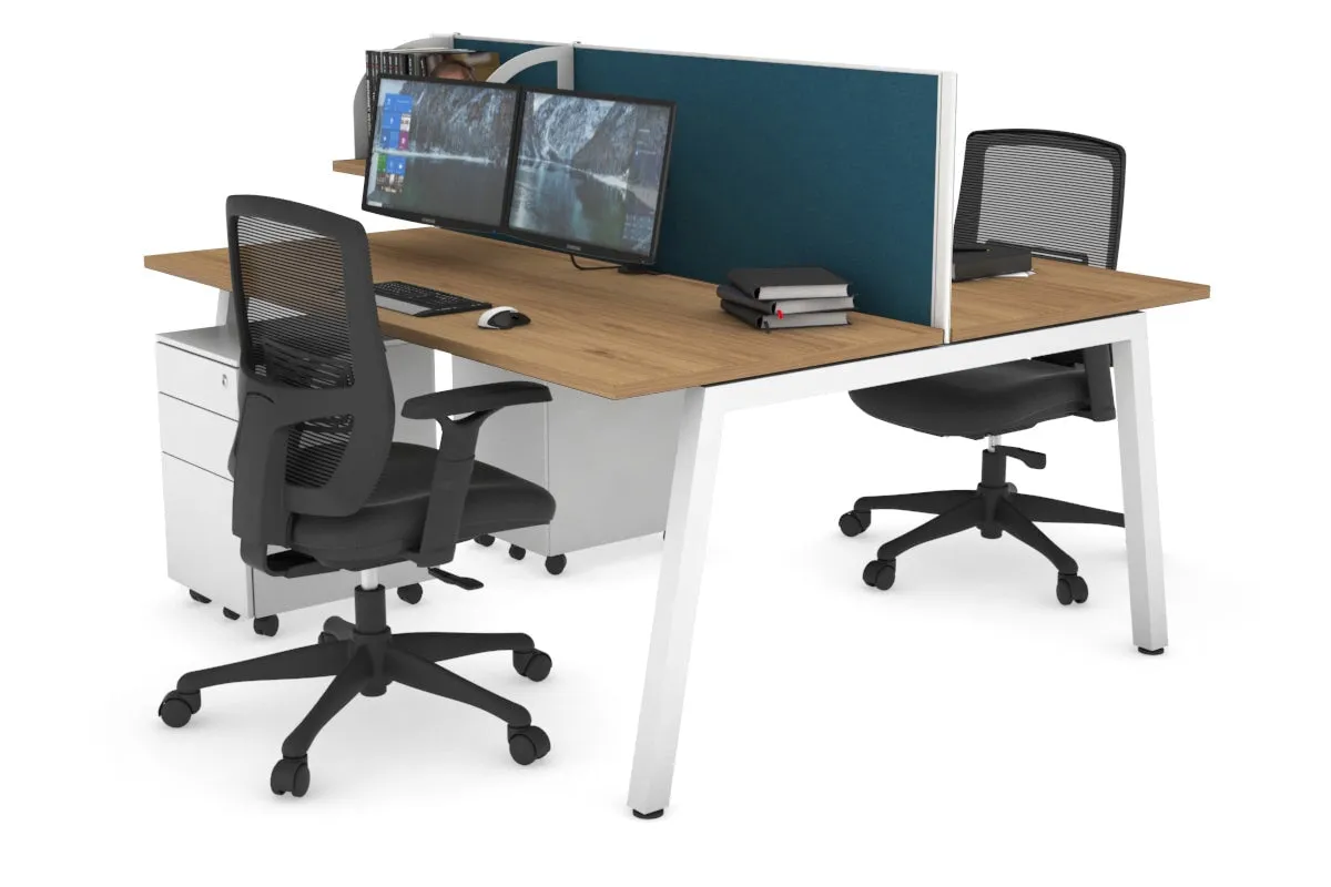 Quadro 2 Person Office Workstation [1400L x 700W]