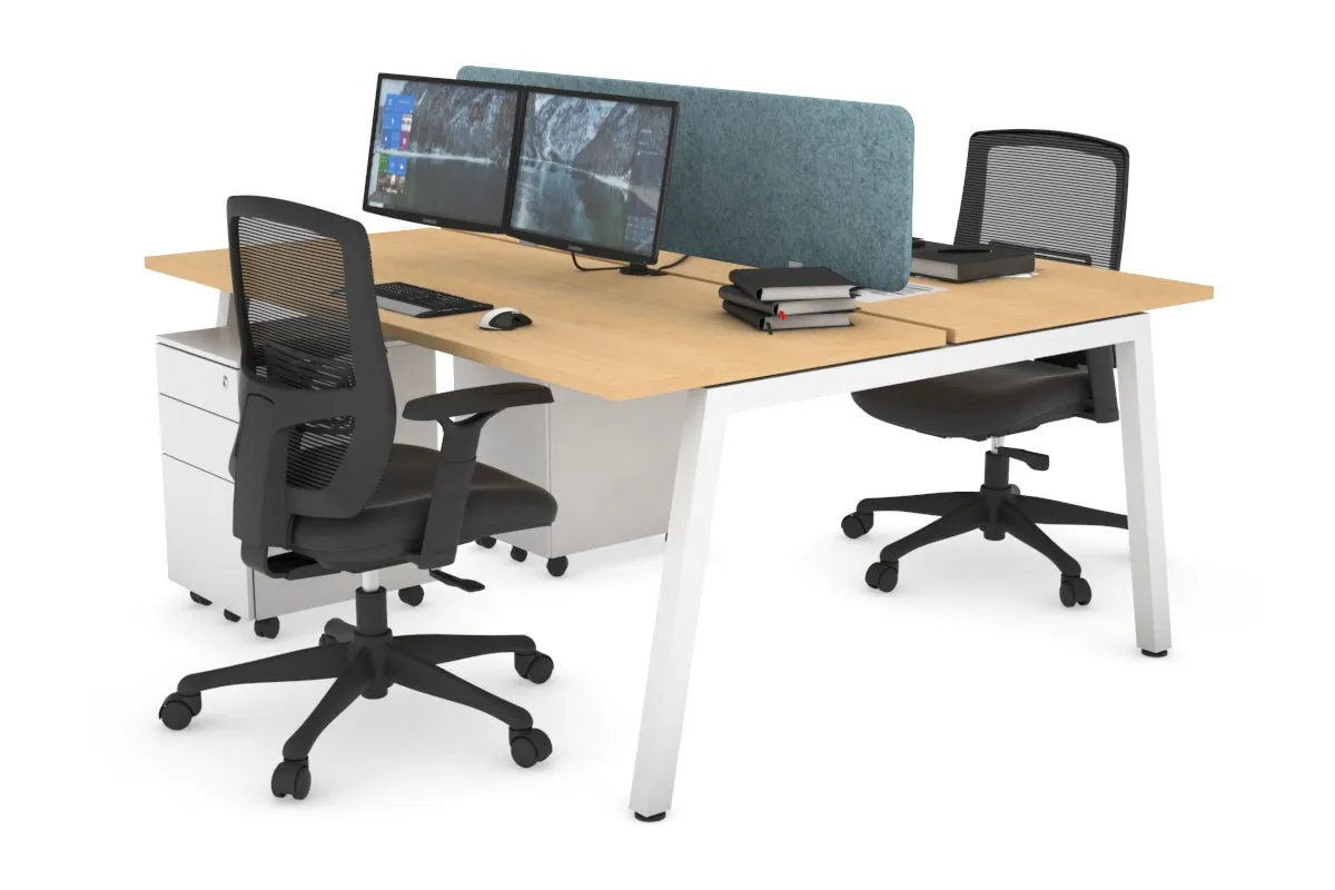 Quadro 2 Person Office Workstation [1400L x 700W]