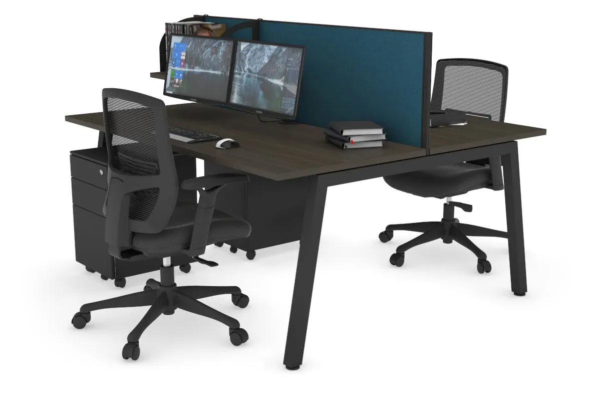 Quadro 2 Person Office Workstation [1400L x 700W]