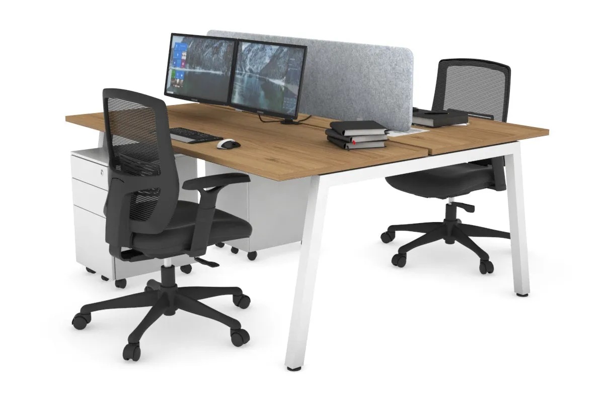 Quadro 2 Person Office Workstation [1400L x 700W]