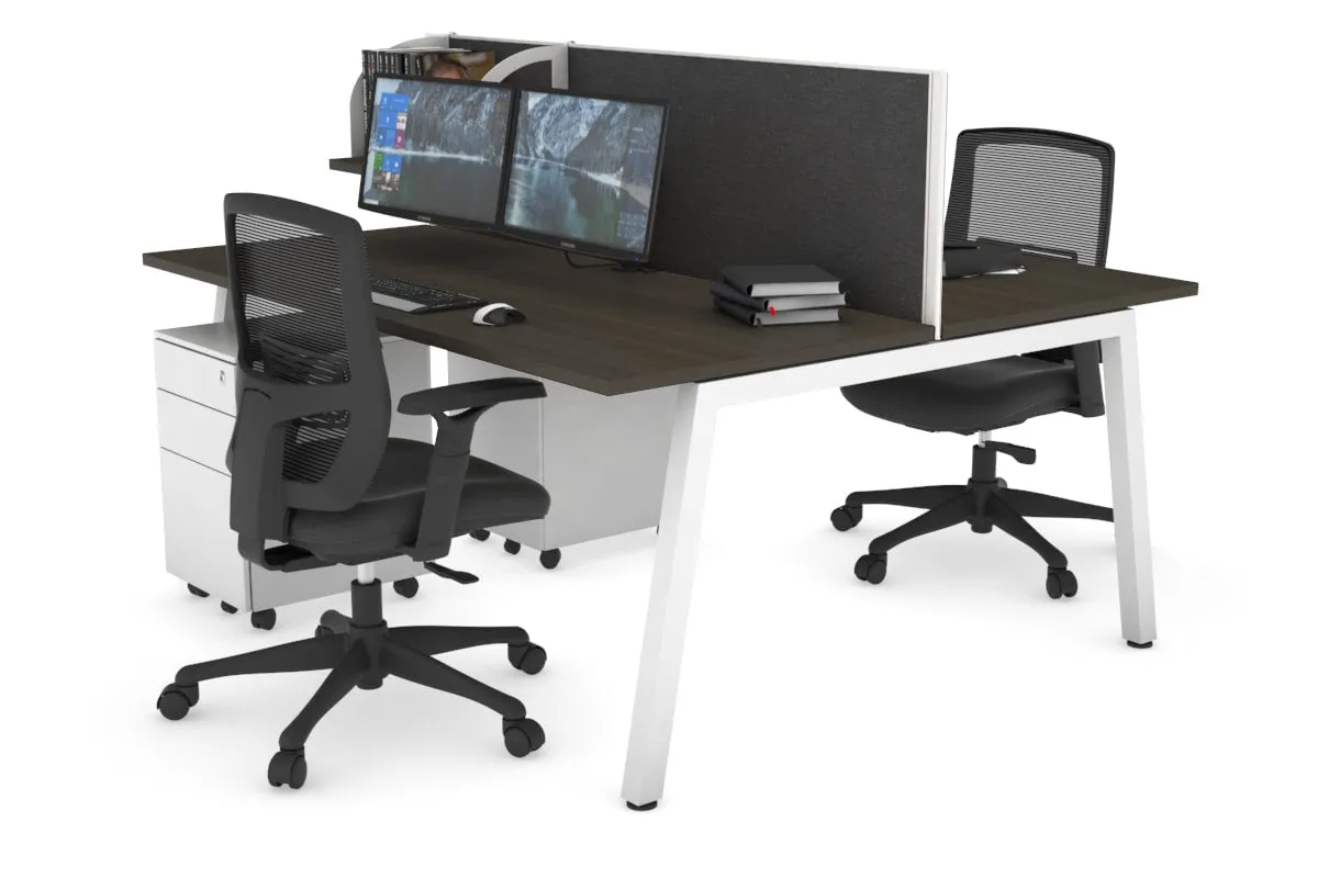 Quadro 2 Person Office Workstation [1400L x 700W]
