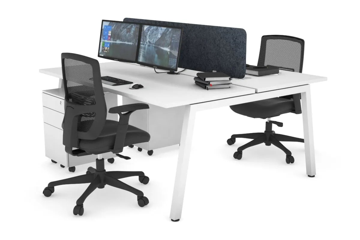 Quadro 2 Person Office Workstation [1400L x 700W]