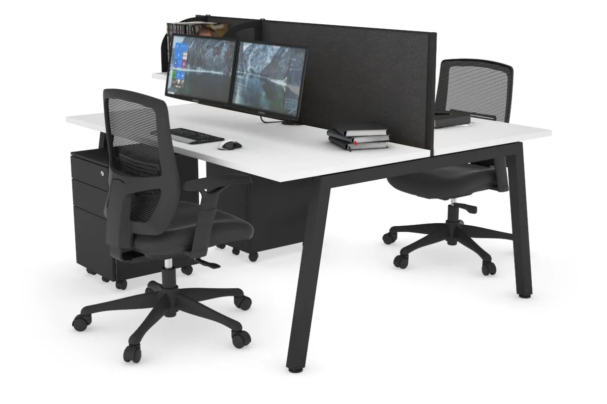 Quadro 2 Person Office Workstation [1400L x 700W]
