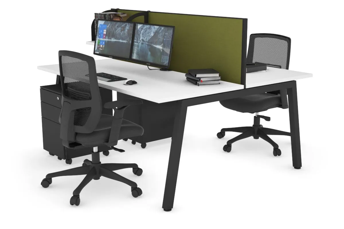 Quadro 2 Person Office Workstation [1400L x 700W]