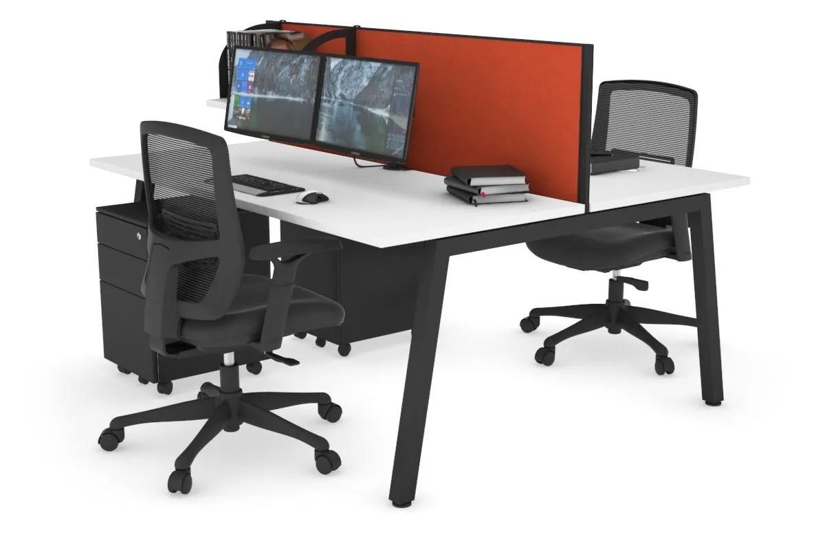 Quadro 2 Person Office Workstation [1400L x 700W]
