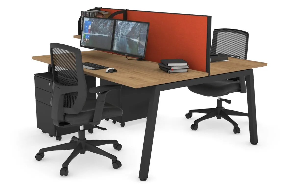 Quadro 2 Person Office Workstation [1400L x 700W]