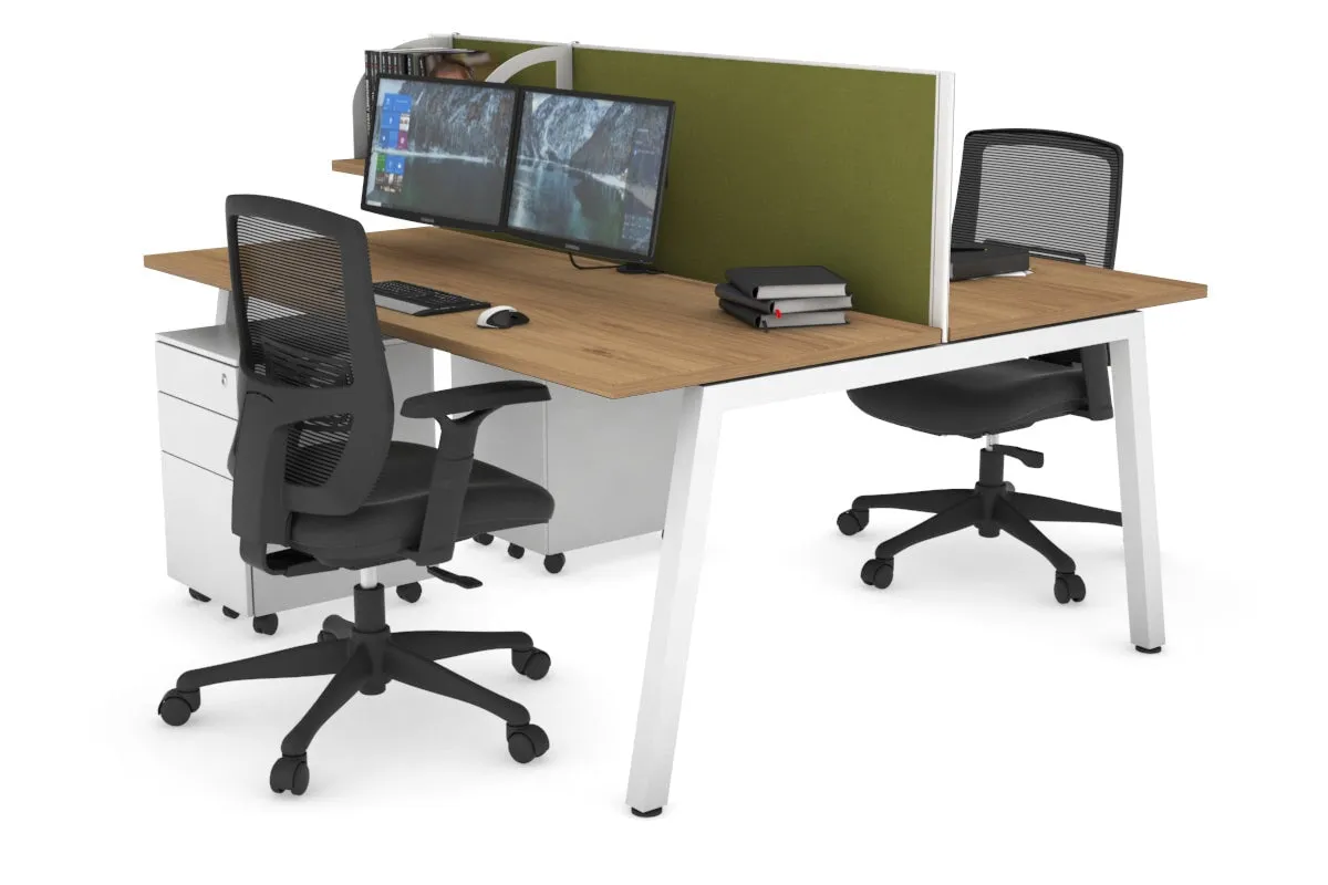 Quadro 2 Person Office Workstation [1400L x 700W]