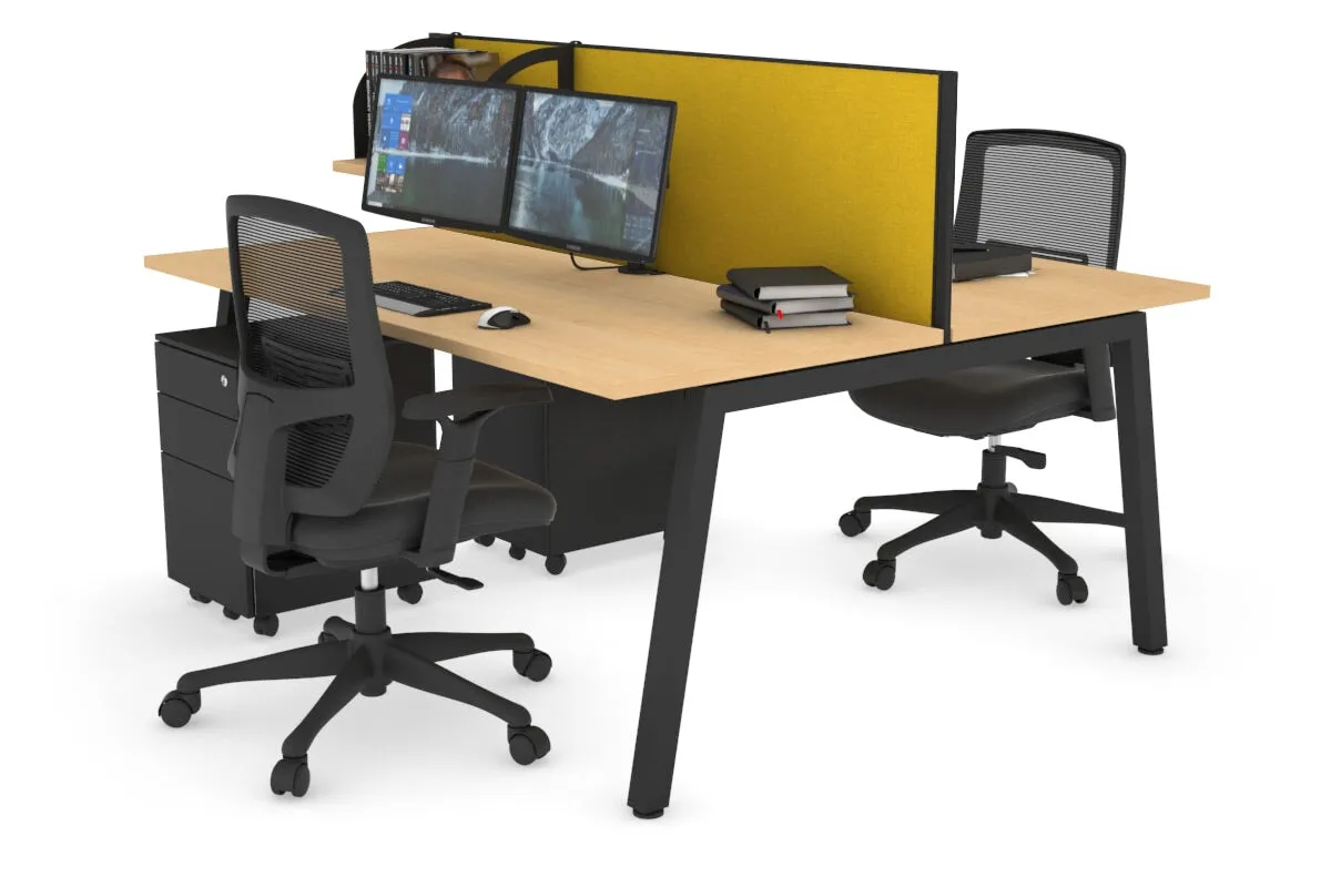 Quadro 2 Person Office Workstation [1400L x 700W]