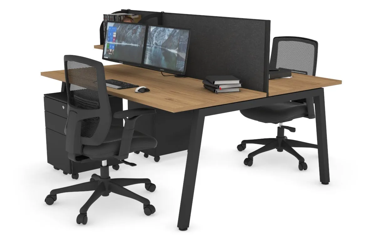 Quadro 2 Person Office Workstation [1400L x 700W]
