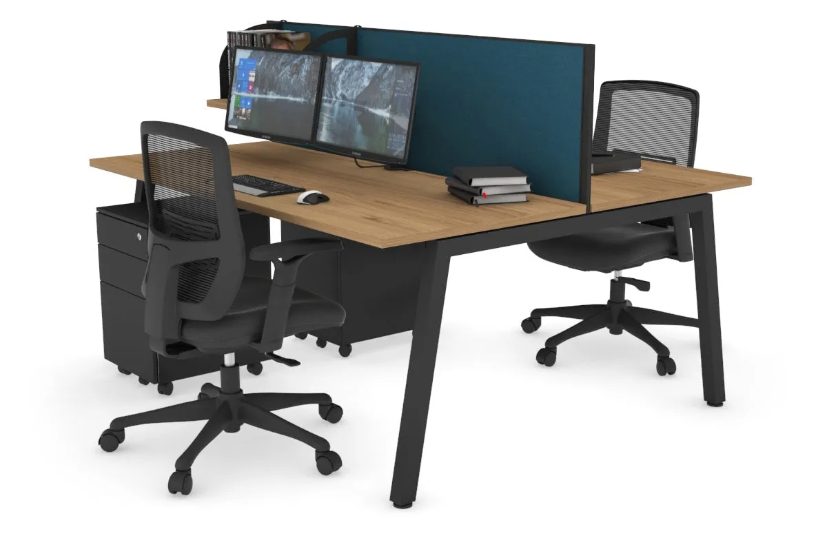 Quadro 2 Person Office Workstation [1400L x 700W]