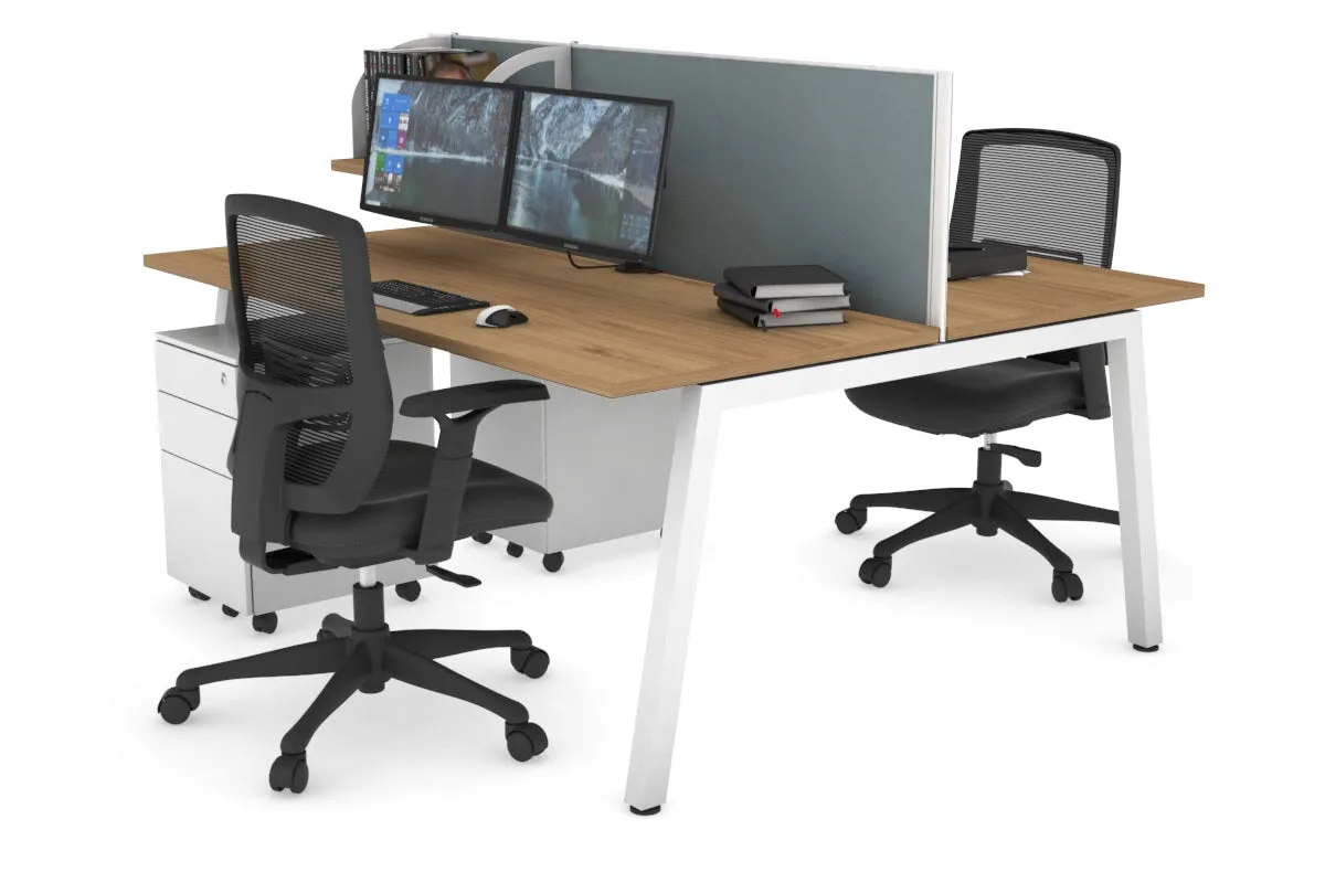 Quadro 2 Person Office Workstation [1400L x 700W]