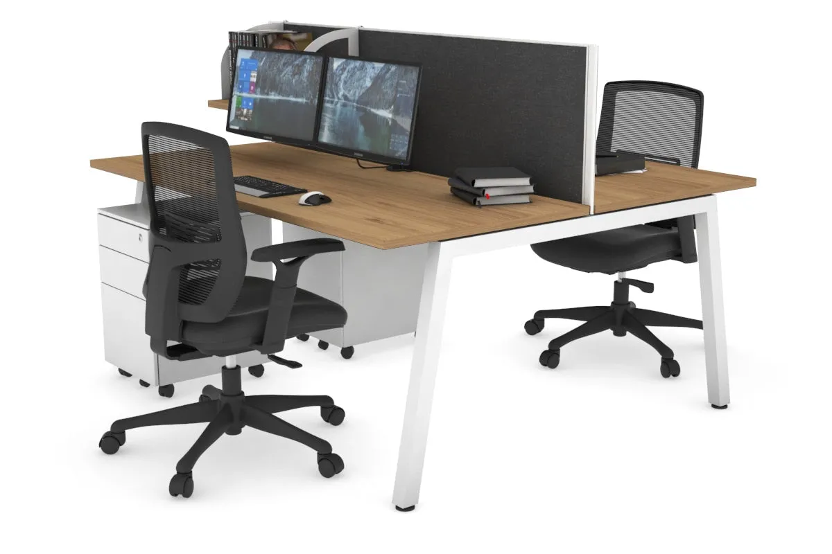 Quadro 2 Person Office Workstation [1400L x 700W]
