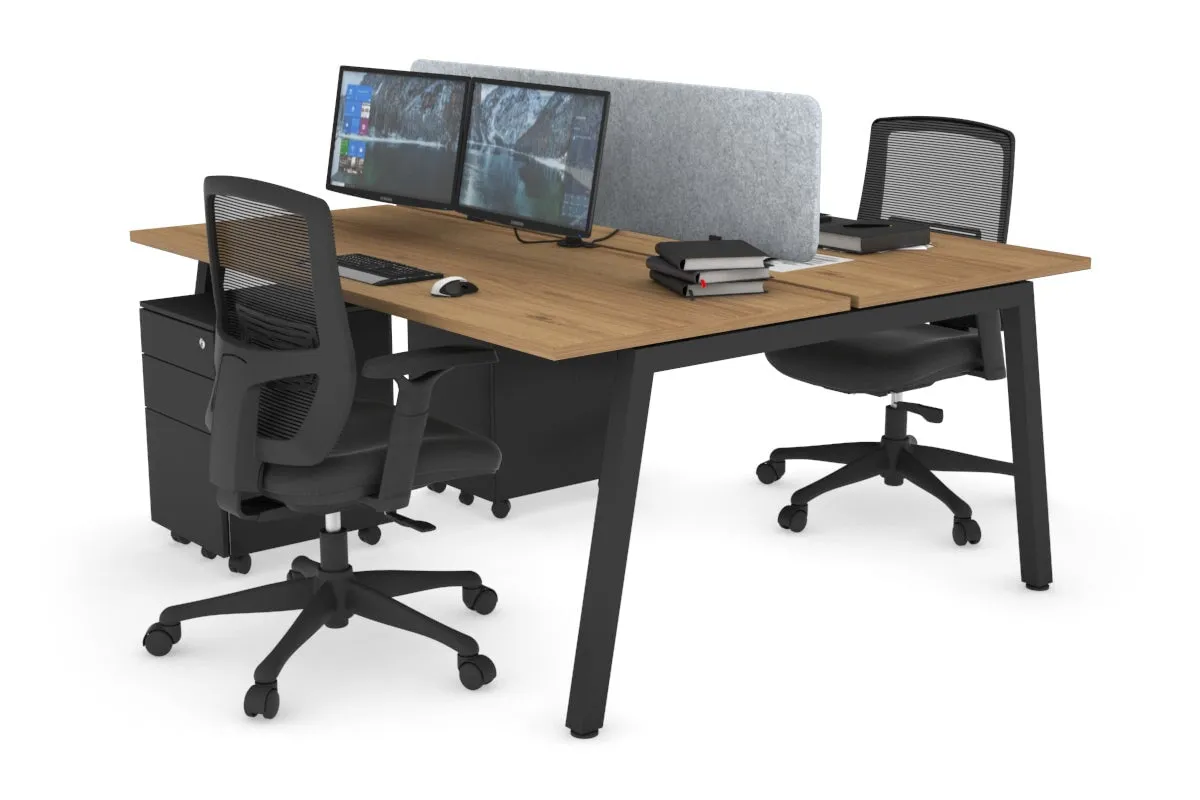 Quadro 2 Person Office Workstation [1400L x 700W]