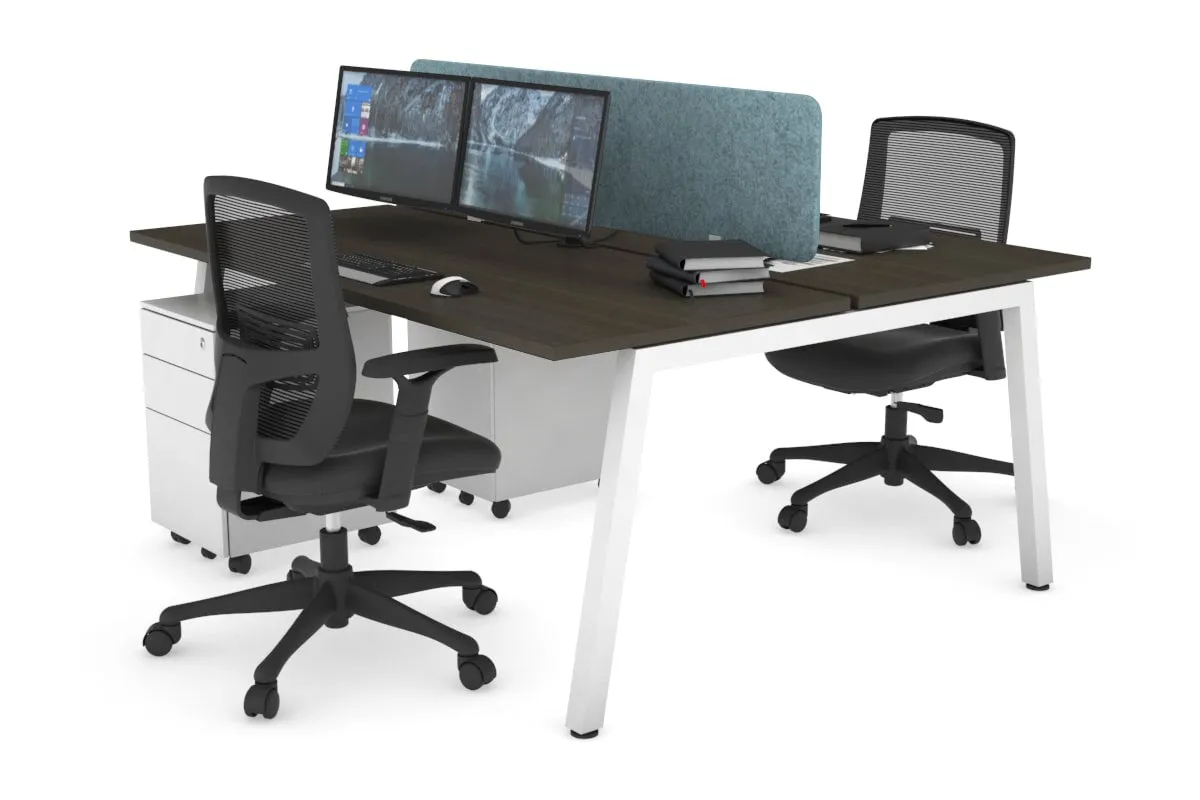 Quadro 2 Person Office Workstation [1400L x 700W]