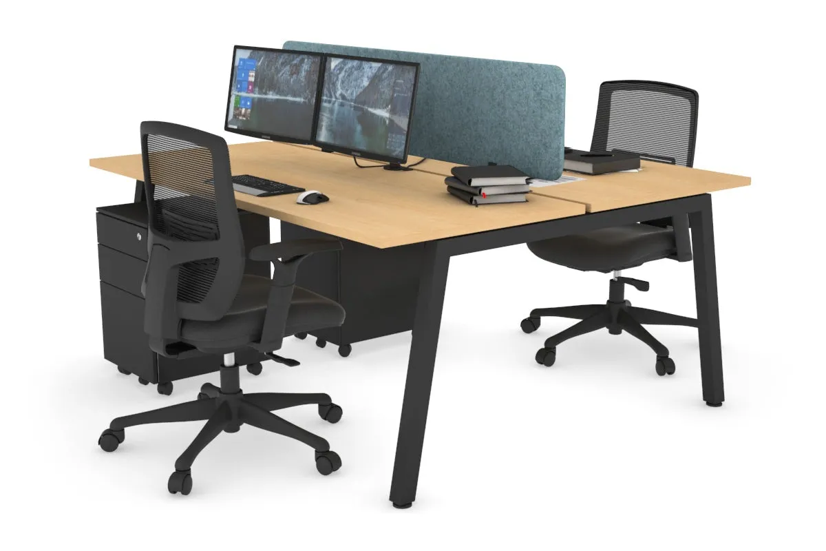 Quadro 2 Person Office Workstation [1400L x 700W]