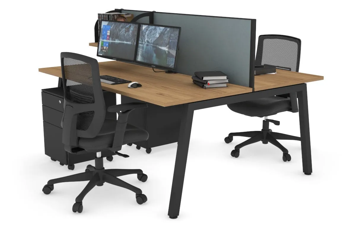 Quadro 2 Person Office Workstation [1400L x 700W]
