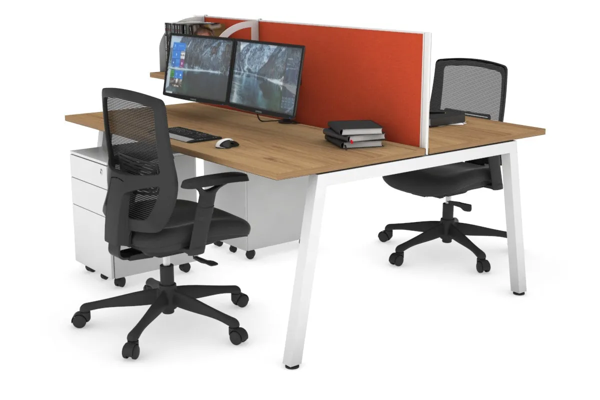 Quadro 2 Person Office Workstation [1400L x 700W]
