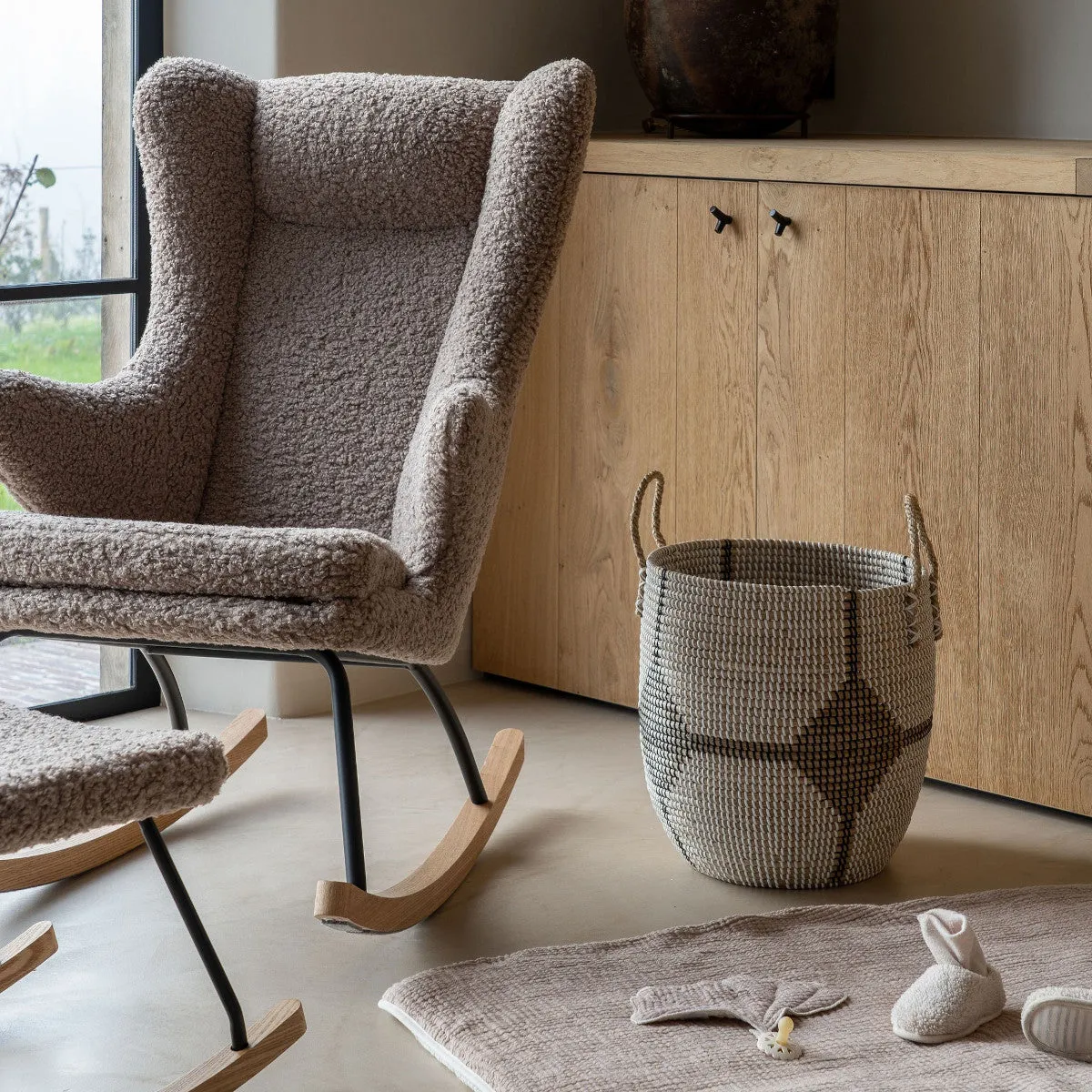 Quax Rocking Nursing Chair - Stone