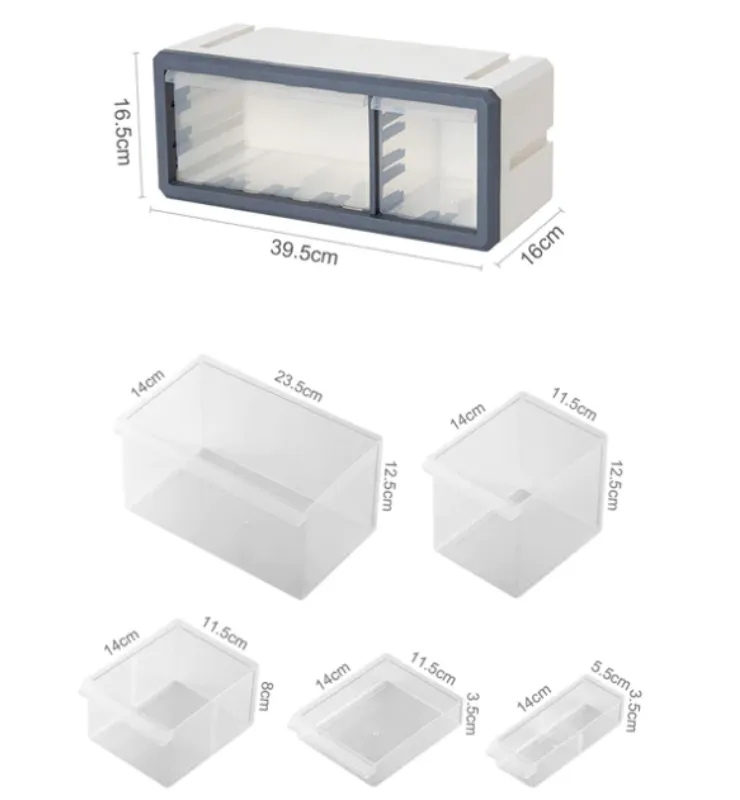 Qubit XL 3.2 Plastic Storage Drawer Box