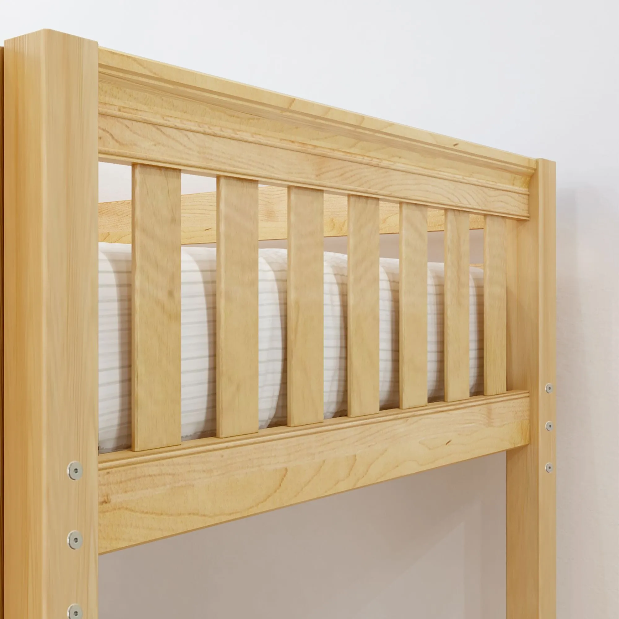 Queen High Quad Bunk with Stairs in Middle